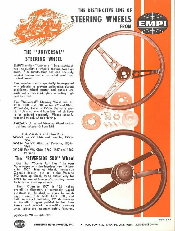 Name:  Empi Steering Wheels.jpg
Views: 1414
Size:  86.3 KB